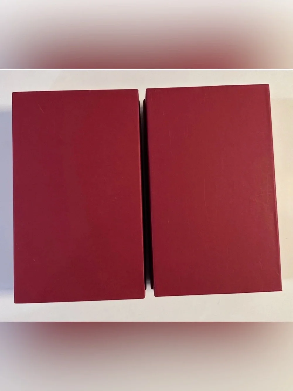 *Lot of 2 Valentino Garavani 100% Authentic Red Empty Shoe Gift Box w/ Dust Bag
